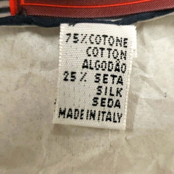 ISAIA Blue Pocket Square - Picture 4 of 4